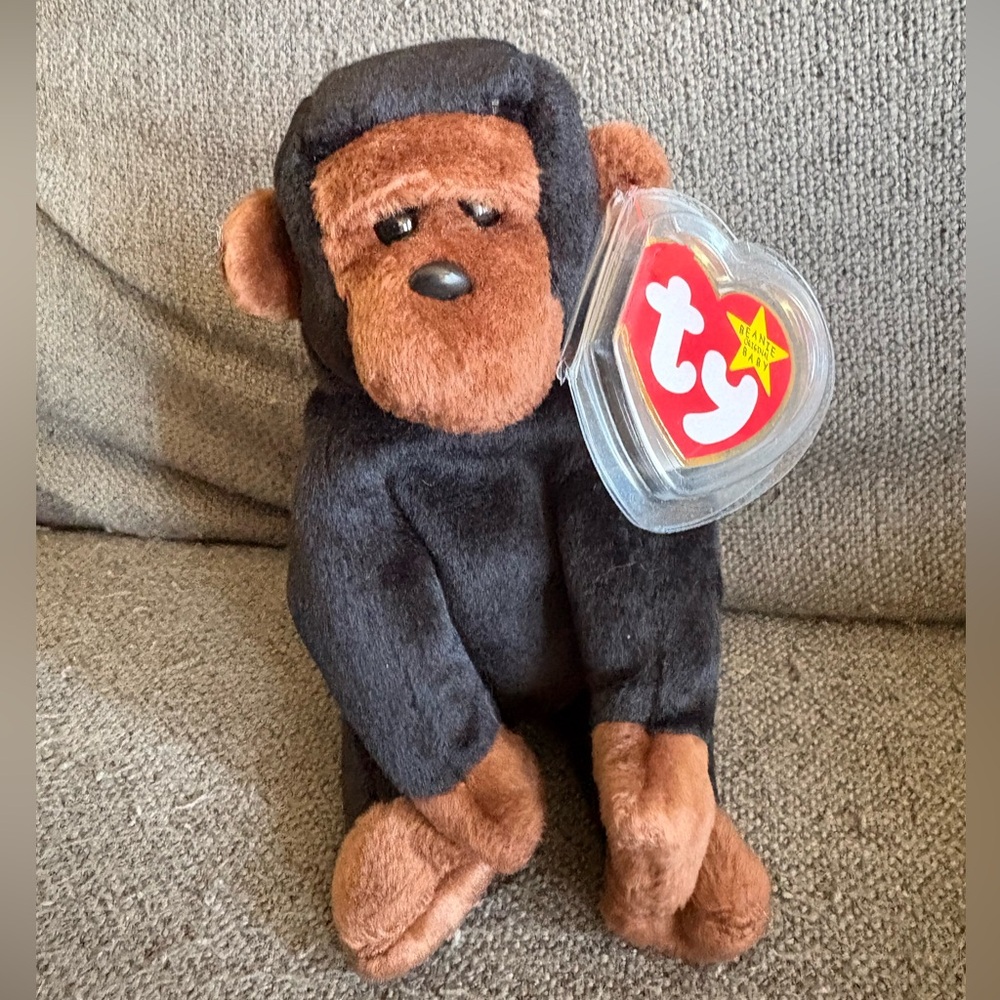 RARE RETIRED 1996 TY Beanie Baby Congo